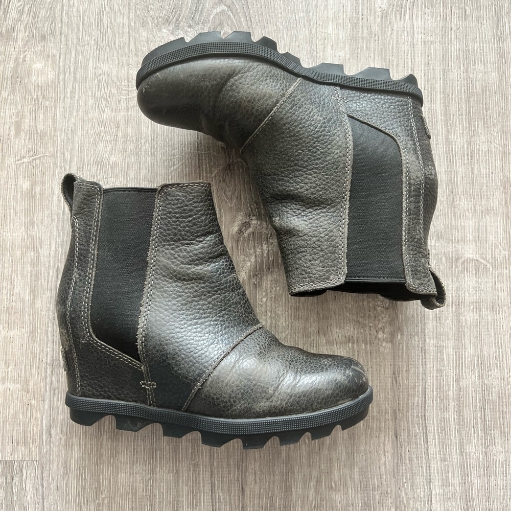 Sorel Black Ankle Boots